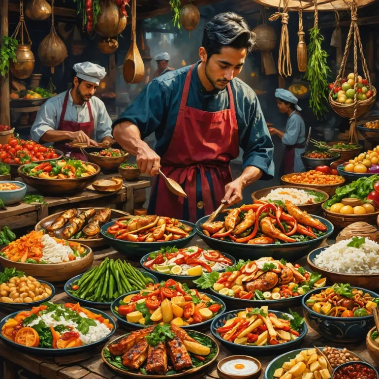 Comidas: Global Culinary Diversity: Comidas showcase the rich variety of world cuisines.