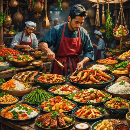 Comidas: Global Culinary Diversity: Comidas showcase the rich variety of world cuisines.